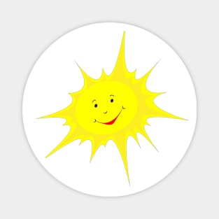 Cartoon sun Magnet